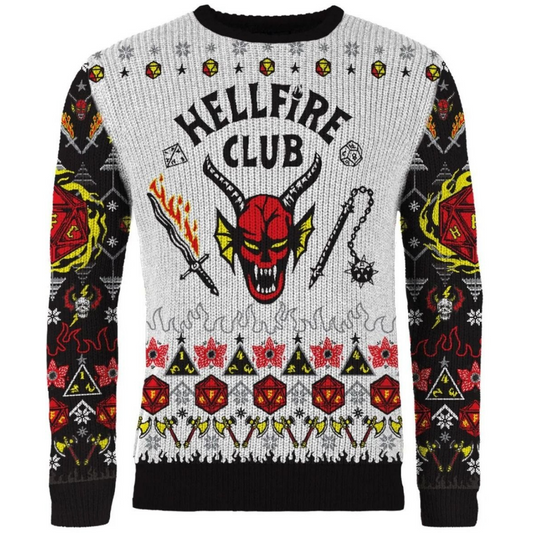 Stranger Things Hellfire Club Christmas Jumper