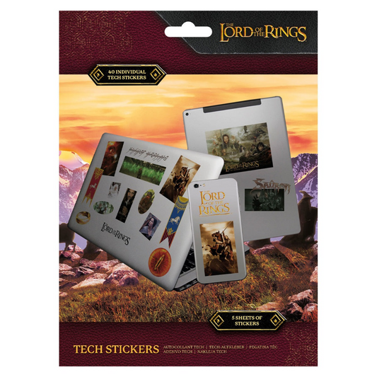 Lord Of The Rings Tech Stickers (40 Pack)