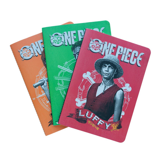 One Piece (Netflix) Notebook 3 Pack