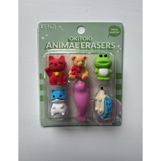 Kenji Animal Erasers