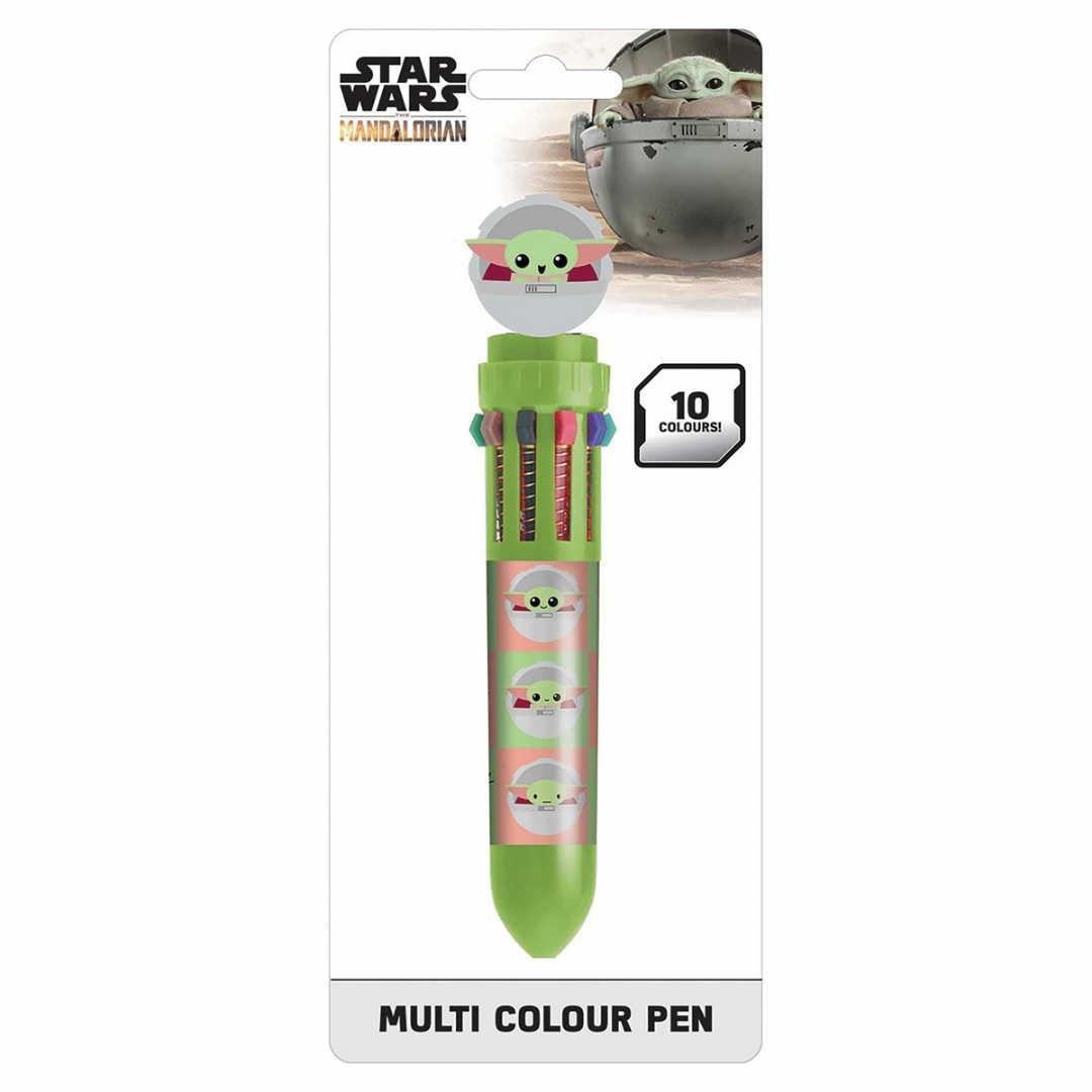 Star Wars Grogu 10 Multi Coloured Pen