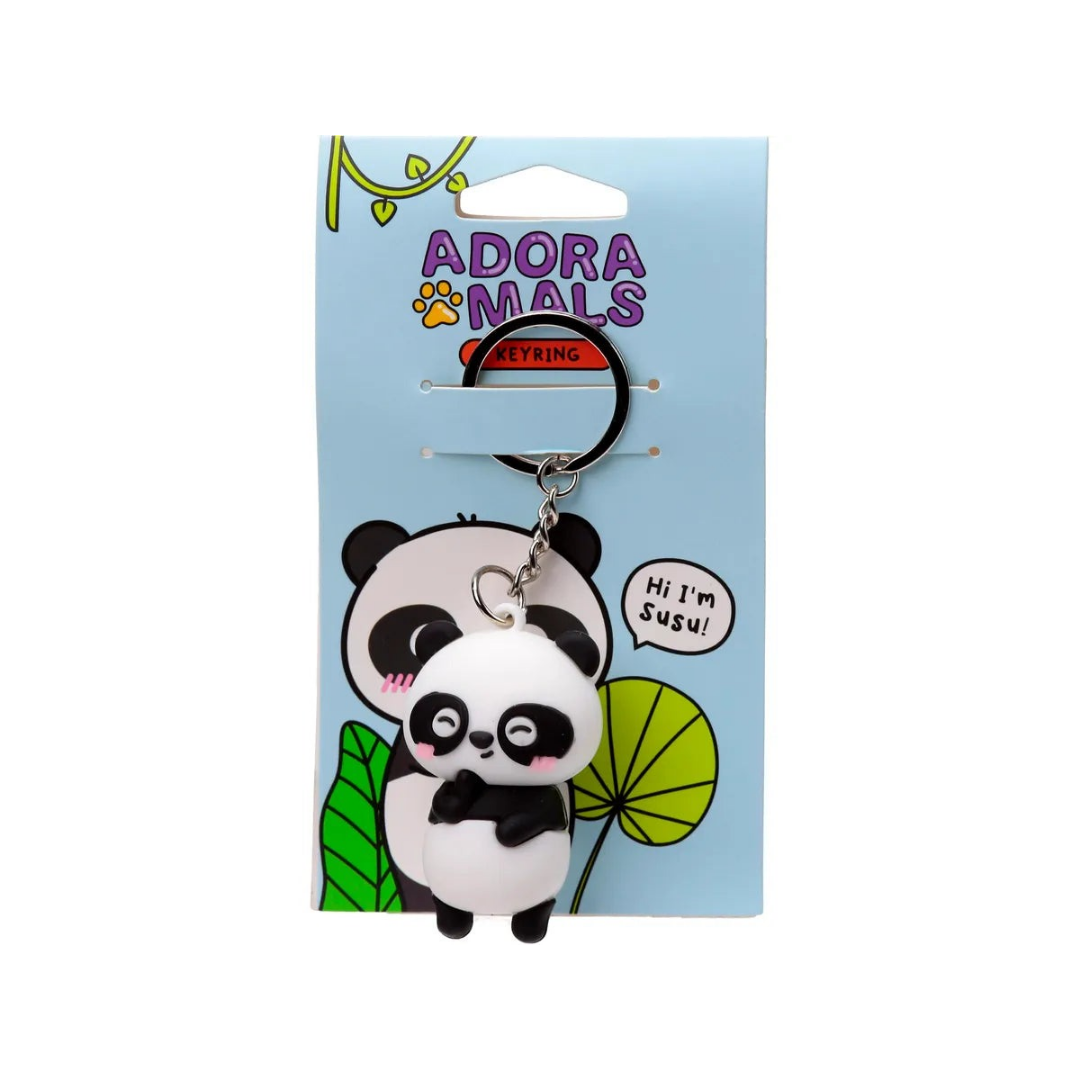 Adoramals Panda Keychain