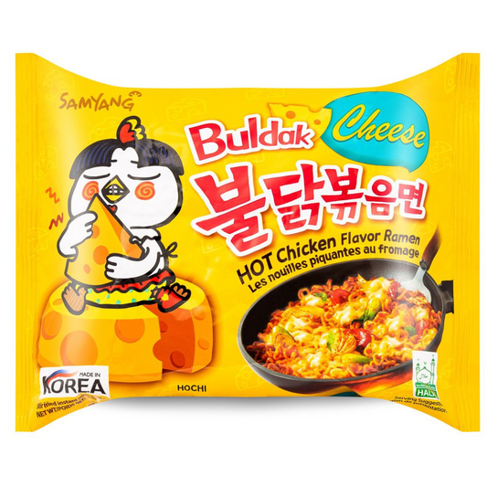 Samyang Buldak Hot Chicken Ramen Cheese Flavour Korea (140g)