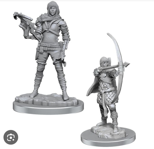 D&D Miniature Human Rogue