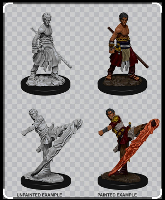 WizKids - D&D Nolzurs Marvelous Miniatures: Male Half-Elf Monk - Wave 10