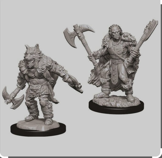 WizKids - D&D Nolzurs Marvelous Miniatures: Male Half-Orc Barbarian - Wave 9