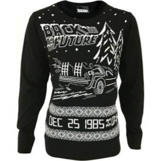 Back To The Future Christmas Jumper