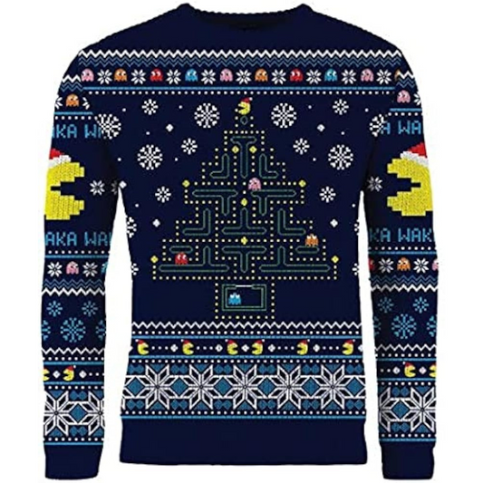 Pac Man Christmas Jumper