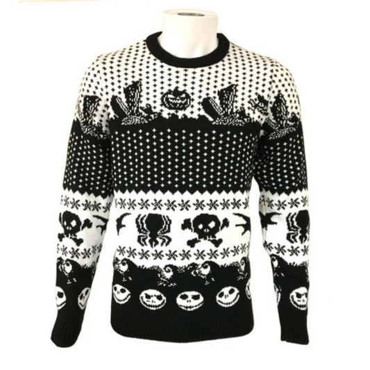 Nightmare Before Christmas- Christmas Jumper (White)