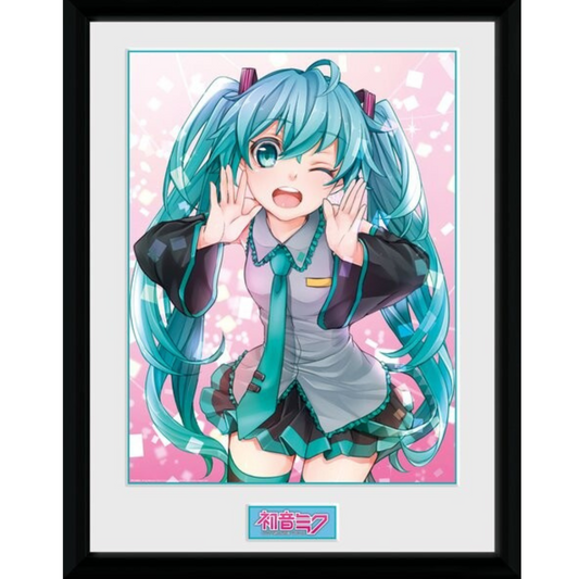 Hatsune Miku Framed poster