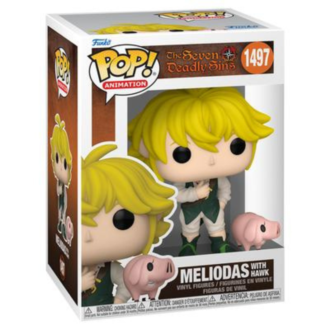 Funko Pop Seven Deadly Sins Meliodas with Hawk