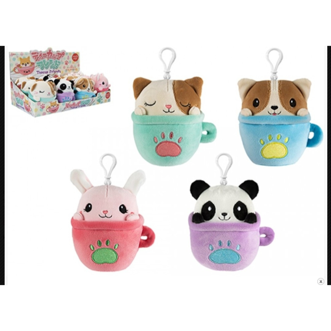 Mochi Pop Teacup Friends Keyring Plushie