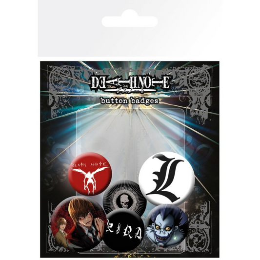 Death Note Pin Badges