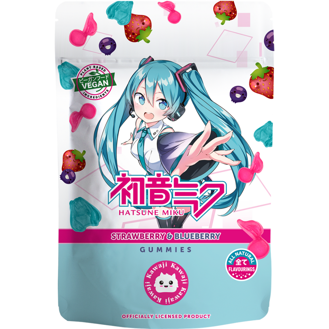 Hatusune Miku Strawberry & Blueberry Gummies