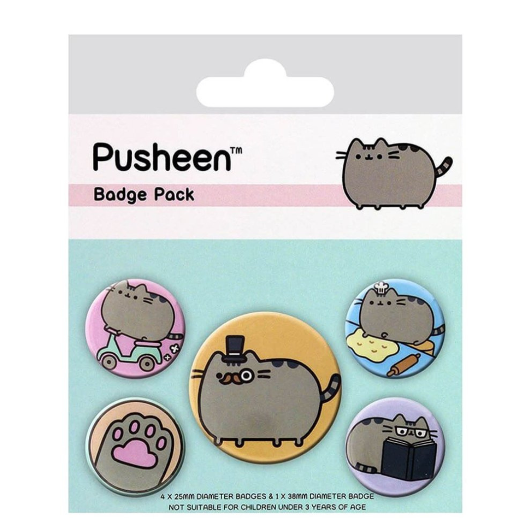 Pusheen Pin Badges