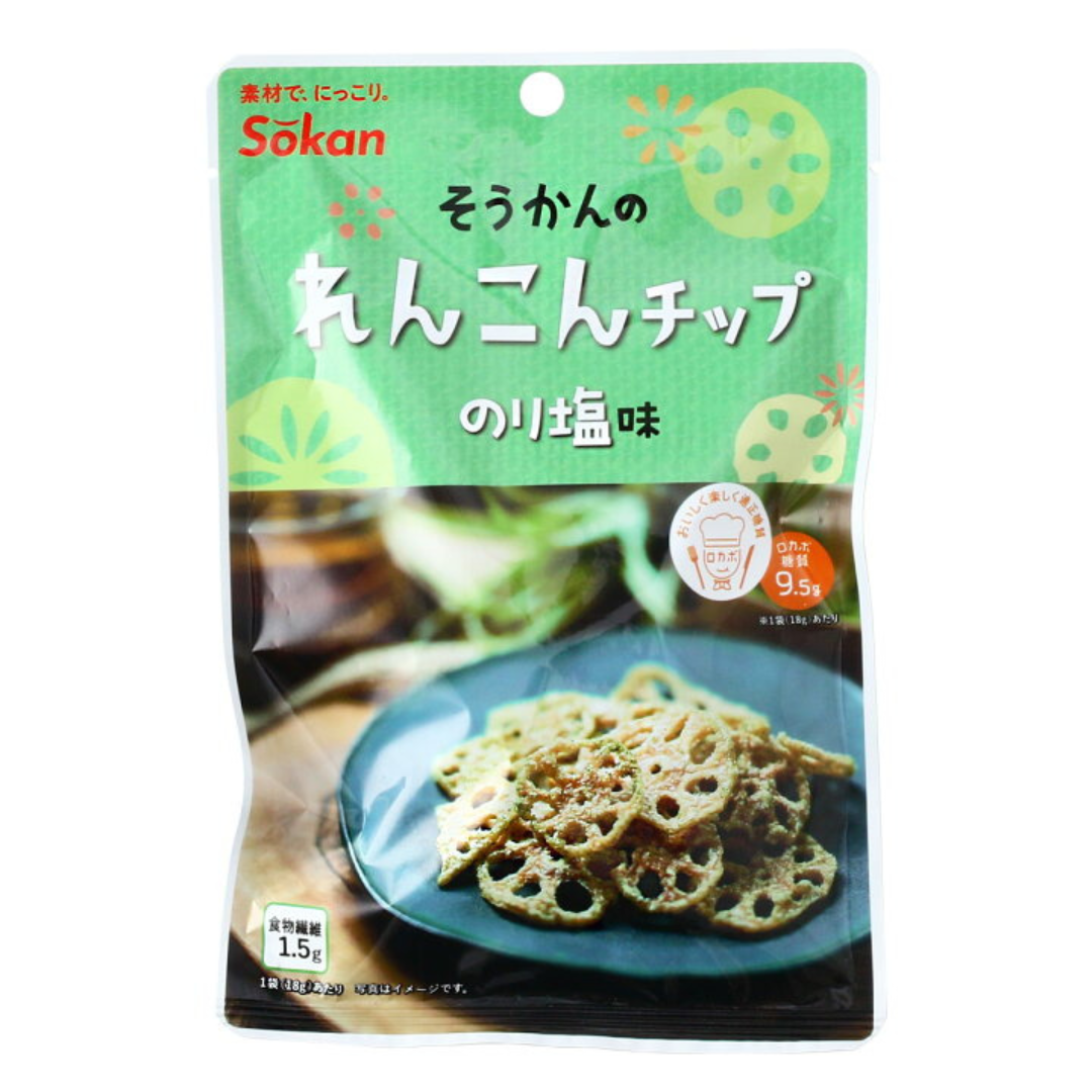 Sokan Nori Seaweed Lotus Crisps