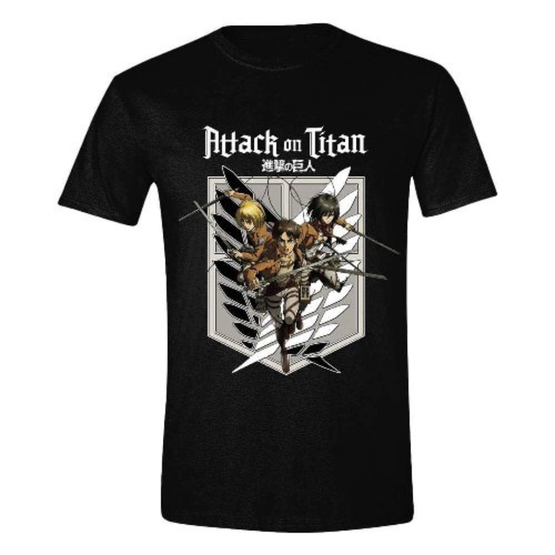 Attack on Titan Protecting the City T-shirt (Black)