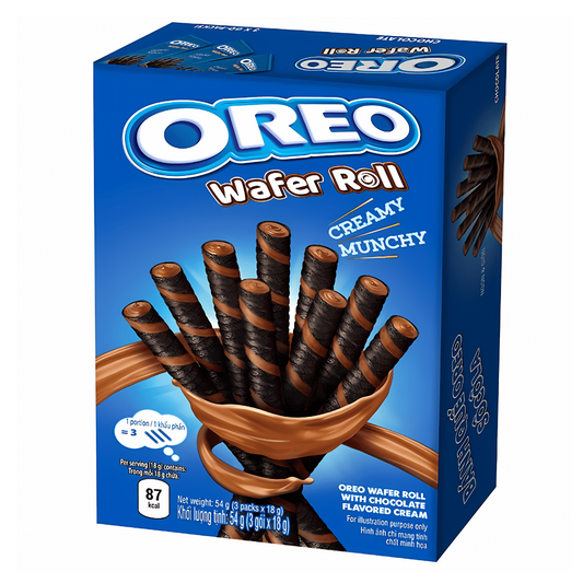 Oreo Wafer Rolls Chocolate 54g