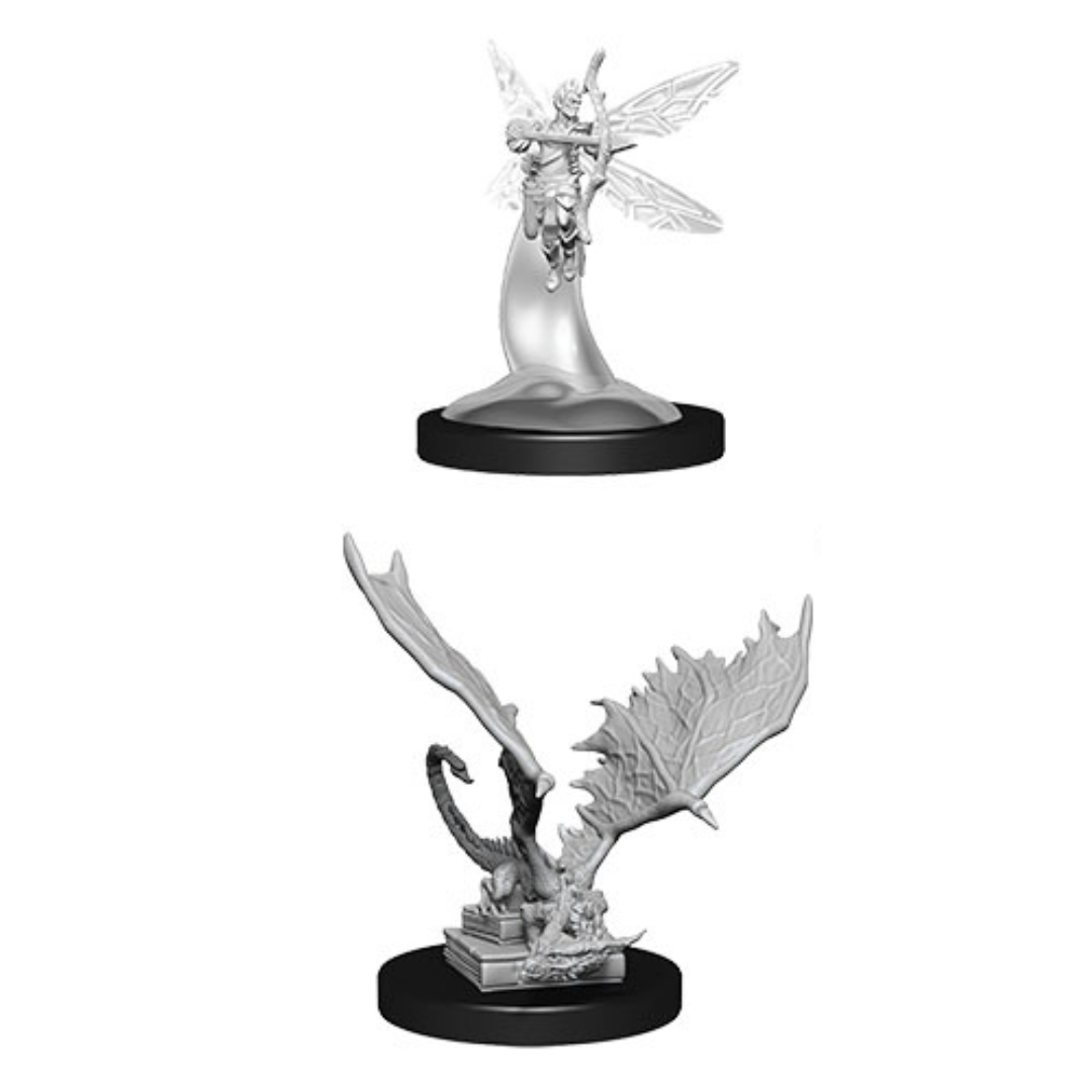 WizKids - D&D Nolzurs Marvelous Miniatures: Sprite & Pseudodragon - Wave 9