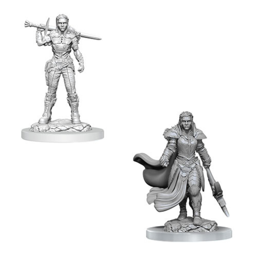 WizKids - D&D Nolzurs Marvelous Miniatures: Orc Fighter Female - Wave 20