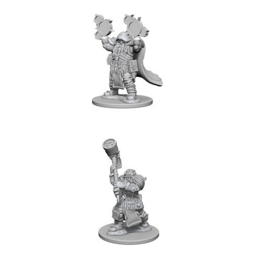 WizKids - D&D Nolzurs Marvelous Miniatures: Dwarf Male Cleric - Wave 2