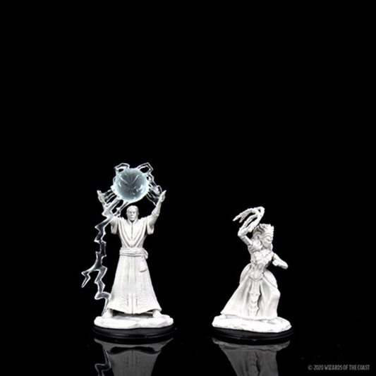 Wizkids - D&D Nolzurs Marvelous Miniatures: Drow Mage & Drow Priestess - Wave 12