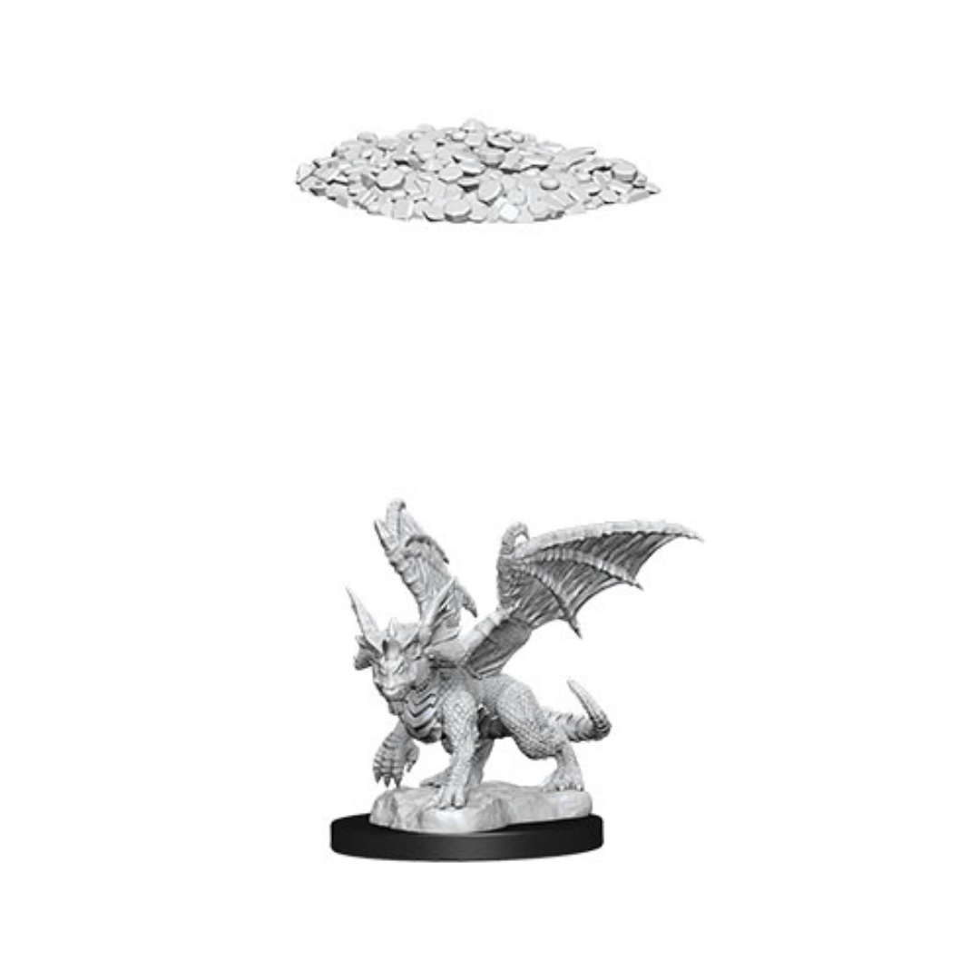 WizKids - D&D Nolzurs Marvelous Miniatures: Blue Dragon Wyrmling - Wave 10