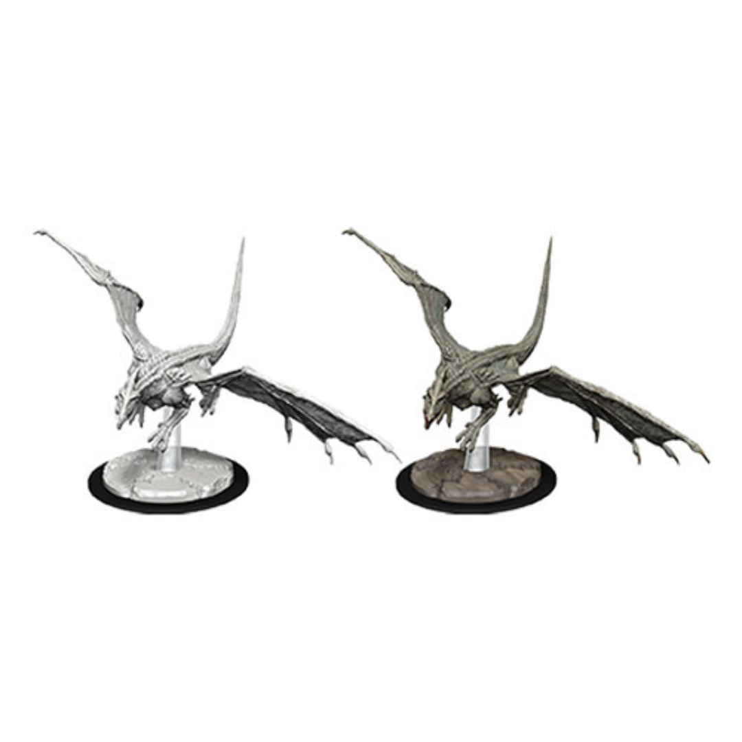 WizKids - D&D Nolzurs Marvelous Miniatures: Young White Dragon - Wave 9