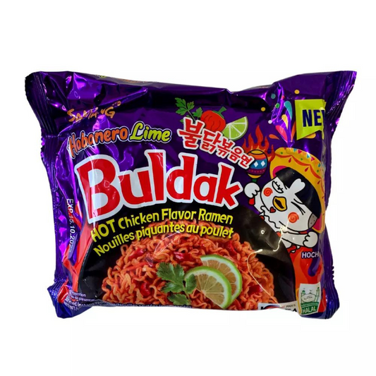 Samyang Buldak Ramen - Habanero Lime Hot Chicken Flavour 135g