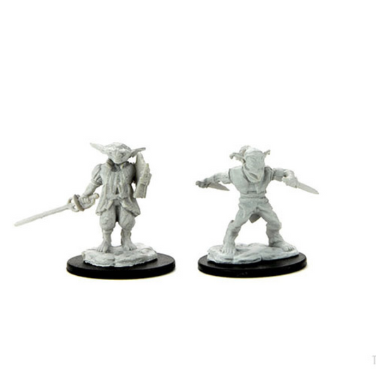 WizKids - D&D Nolzurs Marvelous Miniatures: Male Goblin Rogue & Female Goblin Bard - Wave 15