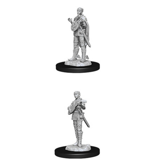 WizKids - D&D Nolzurs Marvelous Miniatures: Female Half-Elf Bard - Wave 7