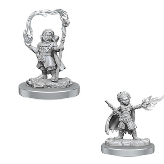 D&D Miniature Halfling Wizards