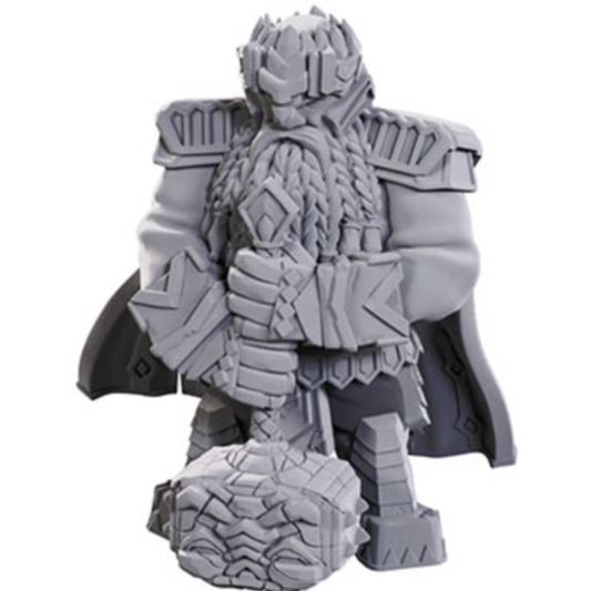 Wizkids - Pathfinder Battles Deep Cuts Miniatures: Male Dwarf Champion High-Level - Wave 23