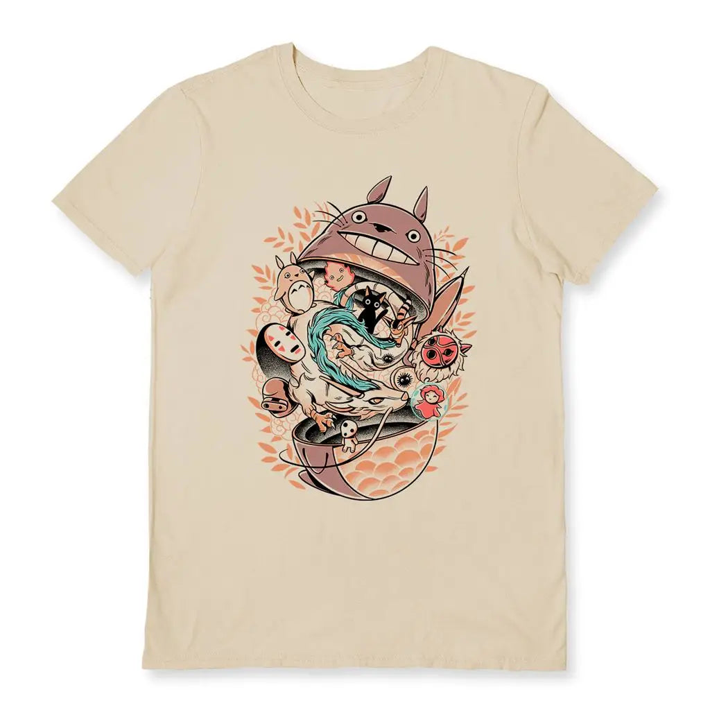 Illustra My Neighbour Matryoshka T-Shirt - Sand (Unisex)