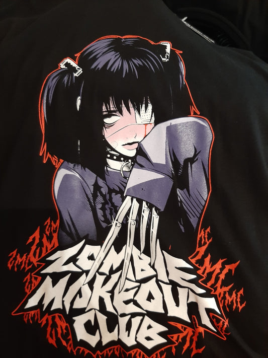 Zombie Makeout Club T-shirt (Finger Blades)