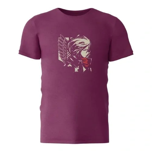 Attack On Titan T-Shirt (Burgundy)